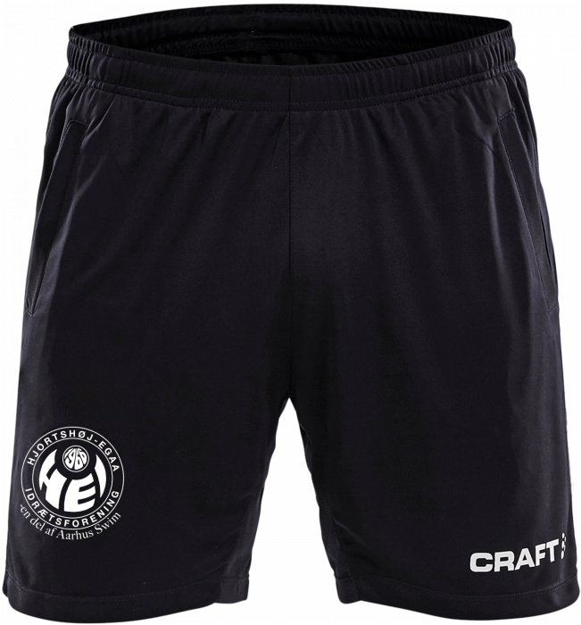 Craft - Hei Shorts W. Pockets Men - Nero & bianco