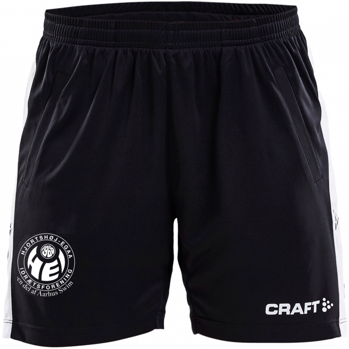 Craft - Hei Shorts W. Pockets Women - Negro & blanco