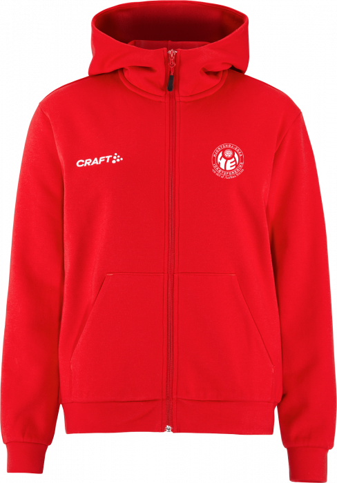 Craft - Hei Hoodie W. Zip Women - Rouge